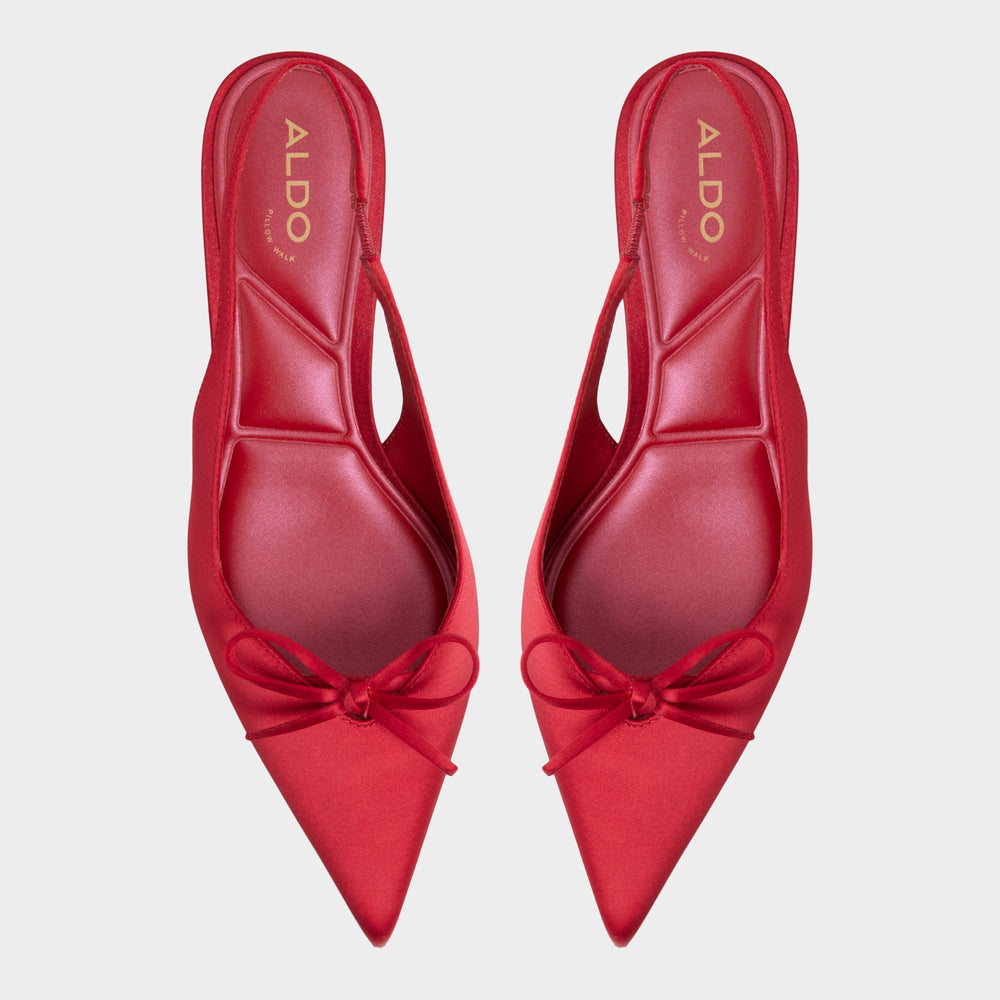Azizza in Dark Red - Slingback heel, Kitten heel | Aldo sale