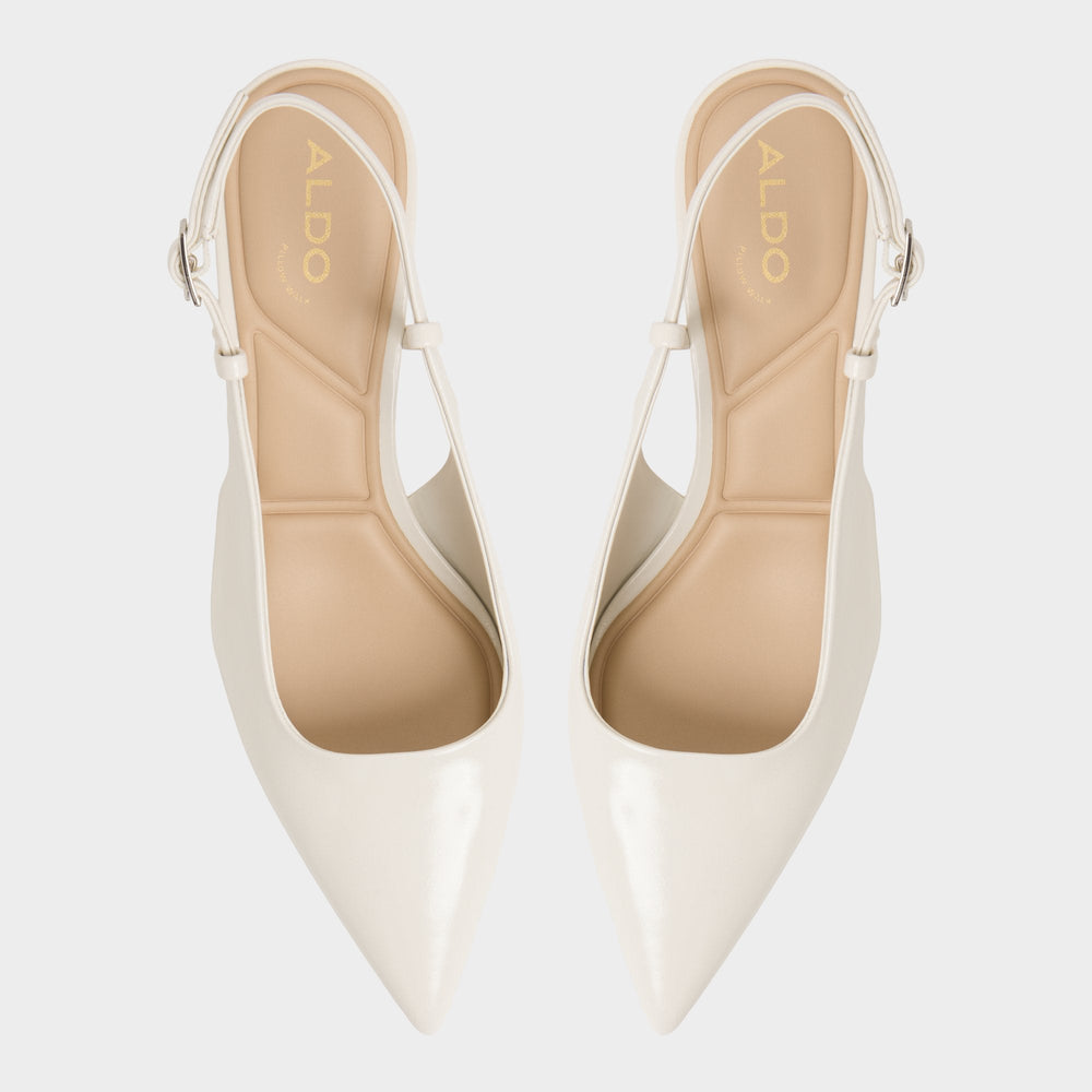 Adan in White Bone - Slingback heel, Kitten heel | Aldo on sale