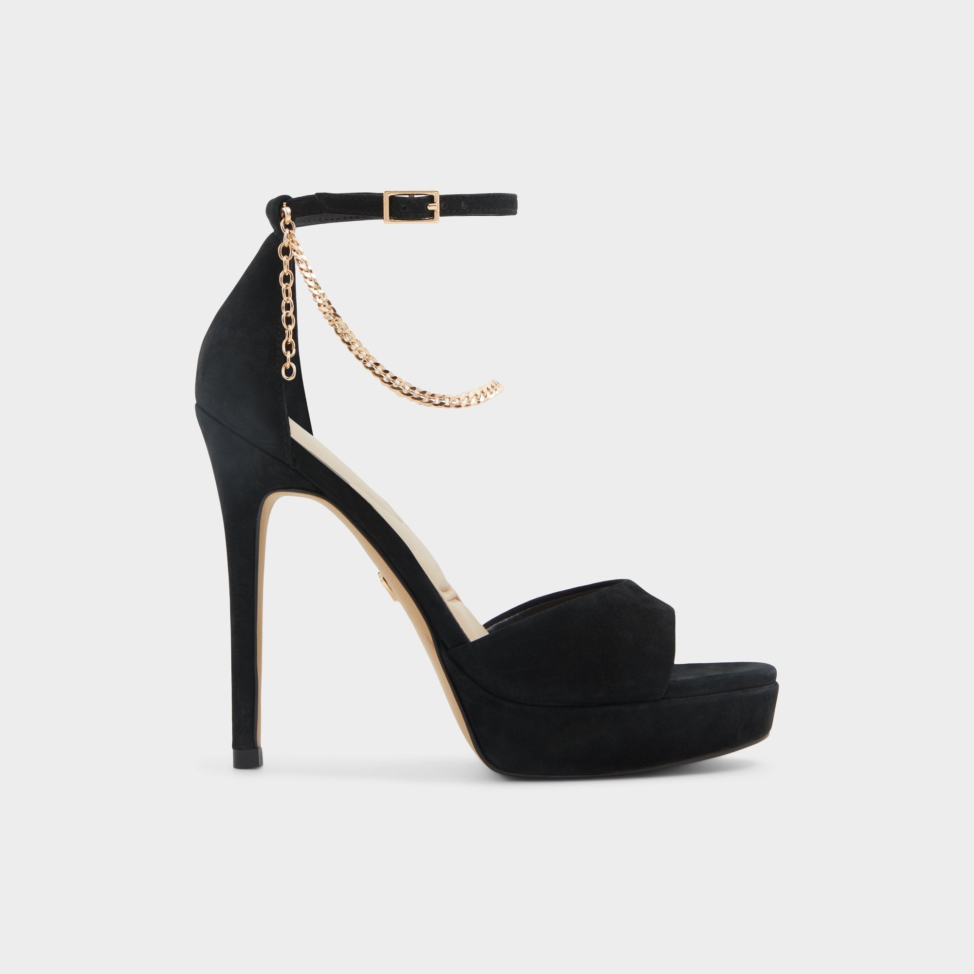 Afumeth Black Overflow Women's Platform sandals - Strappy heeled sandal, Stiletto platform | Aldo outlet
