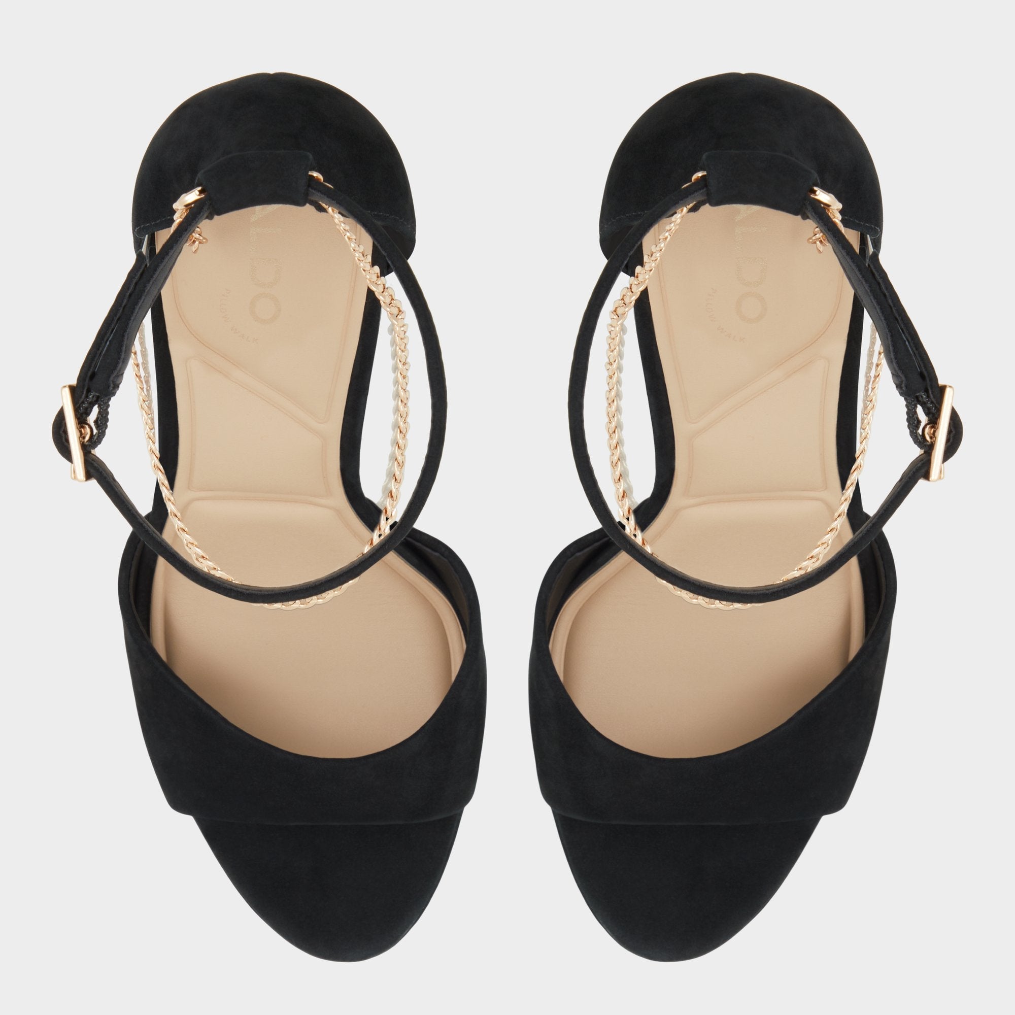 Afumeth Black Overflow Women's Platform sandals - Strappy heeled sandal, Stiletto platform | Aldo outlet