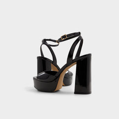 Valoria Black Women's Platform sandals - Strappy heeled sandal, Platform | Aldo on sale