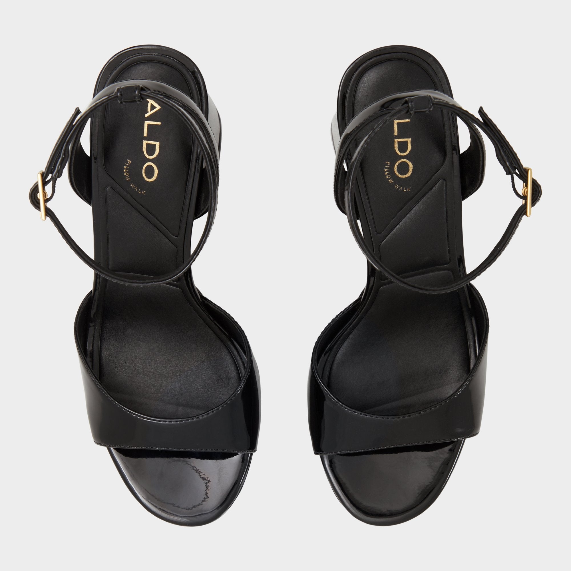 Valoria Black Women's Platform sandals - Strappy heeled sandal, Platform | Aldo on sale