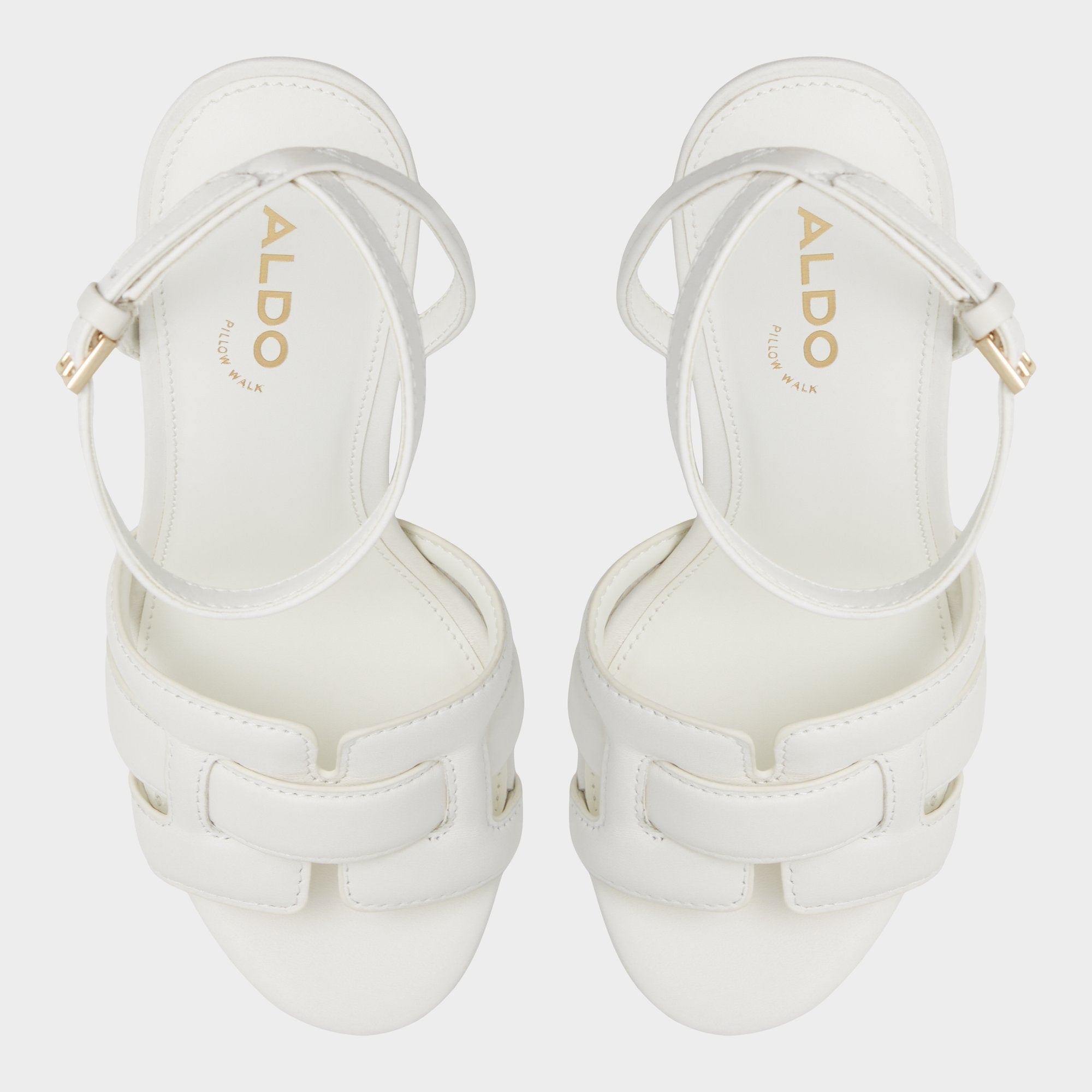 Valaberel Open White Women's Platform sandals - Strappy heeled sandal, Platform | Aldo discount