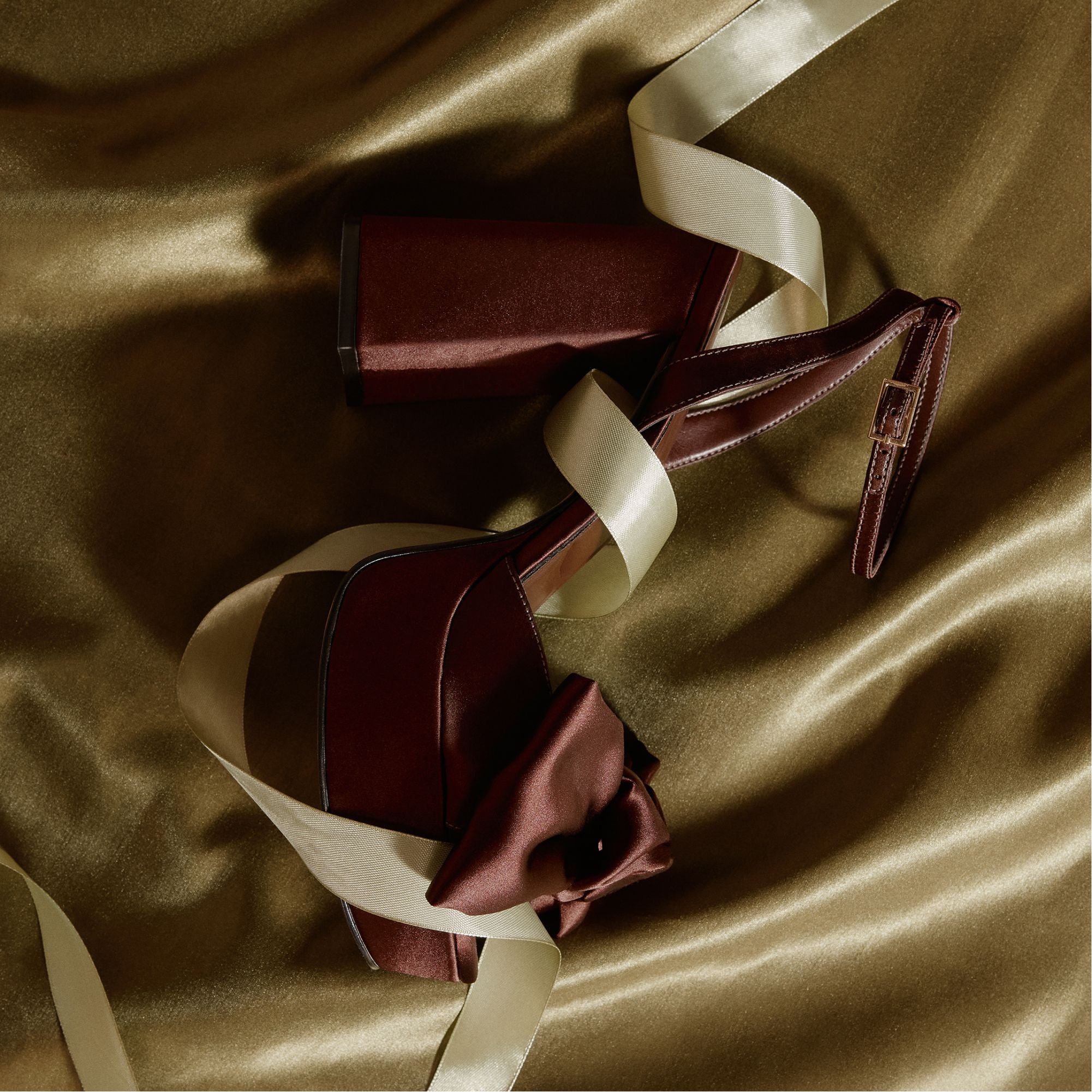 Luscious in Dark Brown - Strappy heeled sandal, Platform | Aldo sale