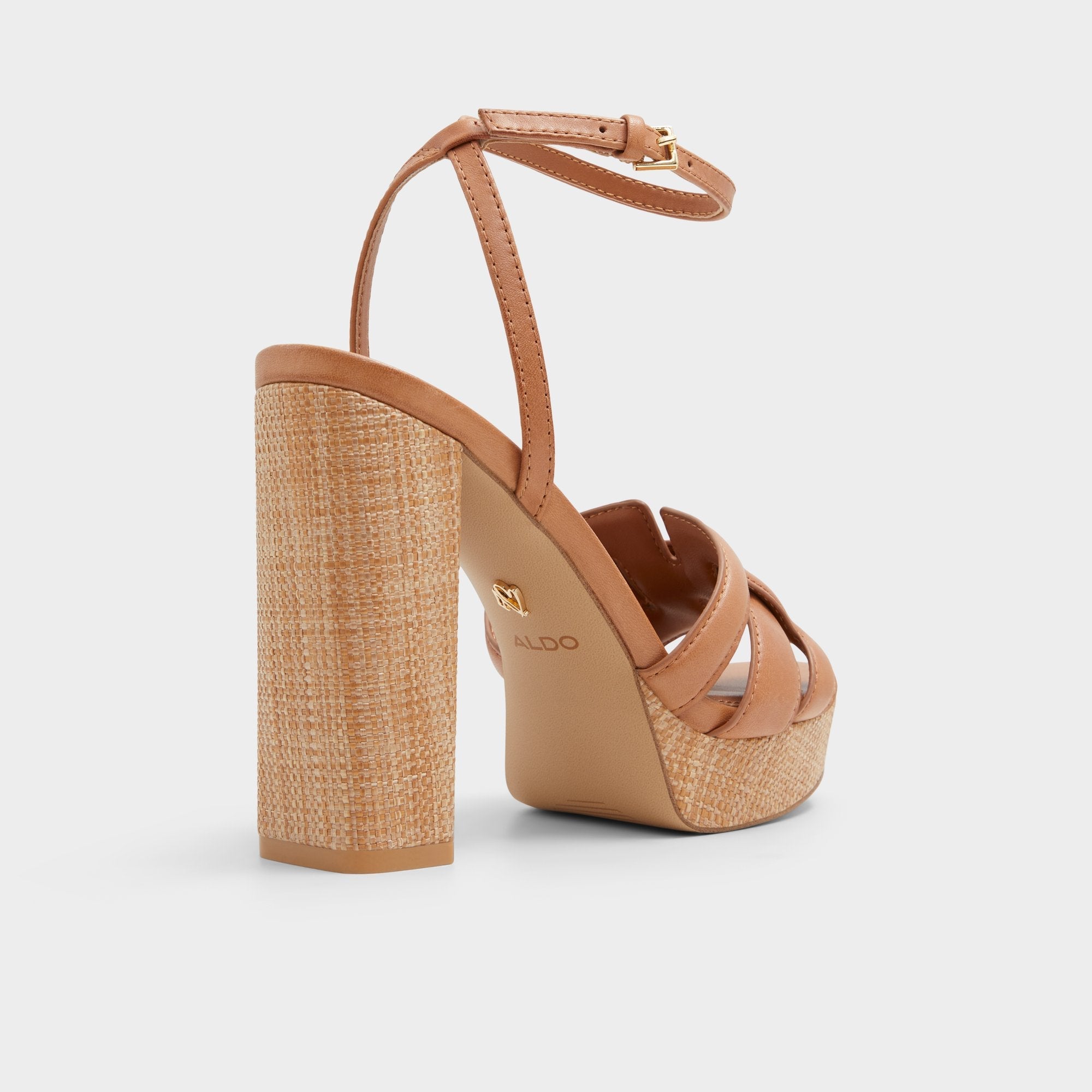 Valaberel Medium Brown Women's Platform sandals - Strappy heeled sandal, Platform | Aldo for sale