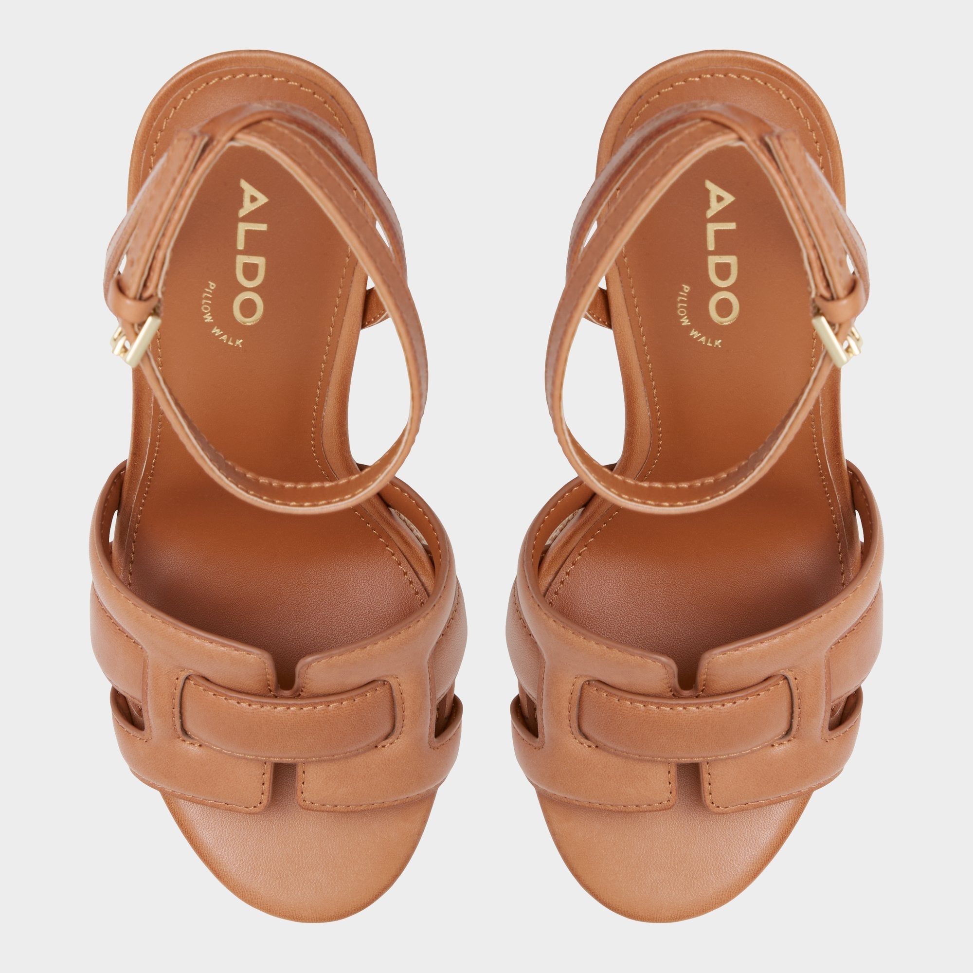 Valaberel Medium Brown Women's Platform sandals - Strappy heeled sandal, Platform | Aldo for sale