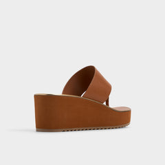 Penelopy Medium Brown Women's Platform sandals - Wedge sandal, Wedge heel | Aldo discount