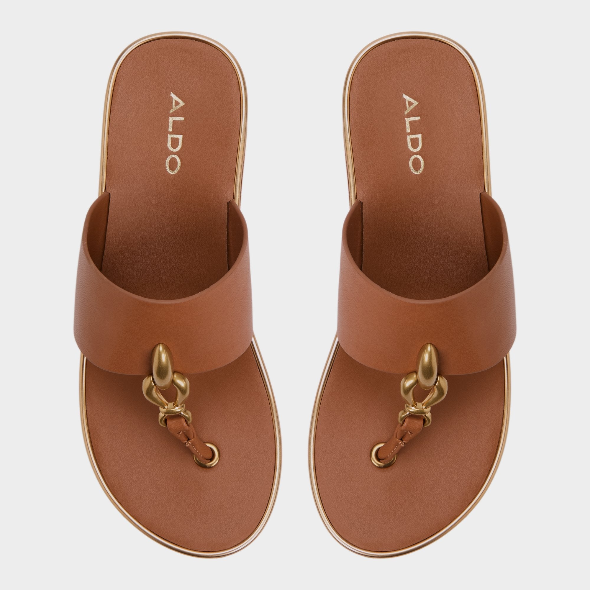 Penelopy Medium Brown Women's Platform sandals - Wedge sandal, Wedge heel | Aldo discount
