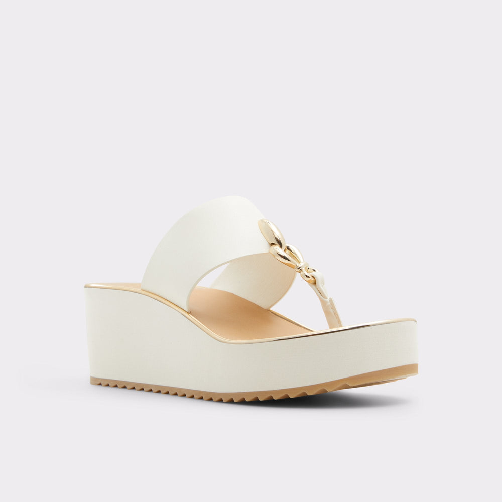 Penelopy White Women's Wedges - Wedge sandal, Wedge heel | Aldo outlet