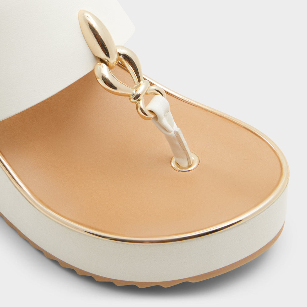 Penelopy White Women's Wedges - Wedge sandal, Wedge heel | Aldo outlet