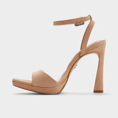 Ivette in Medium Beige - Strappy heeled sandal, Platform | Aldo discount