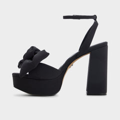 Luscious in Black 14154112 - Strappy heeled sandal, Platform | Aldo sale