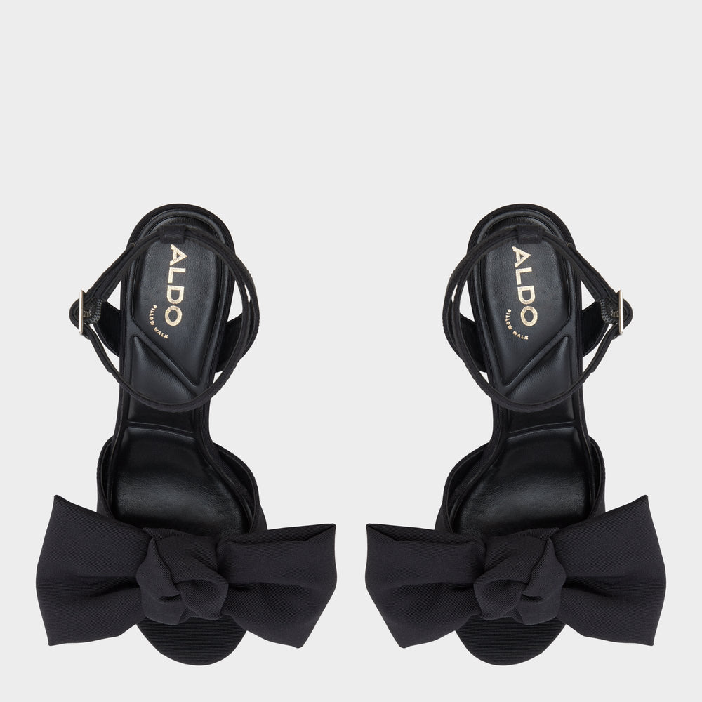 Luscious in Black 14154112 - Strappy heeled sandal, Platform | Aldo sale
