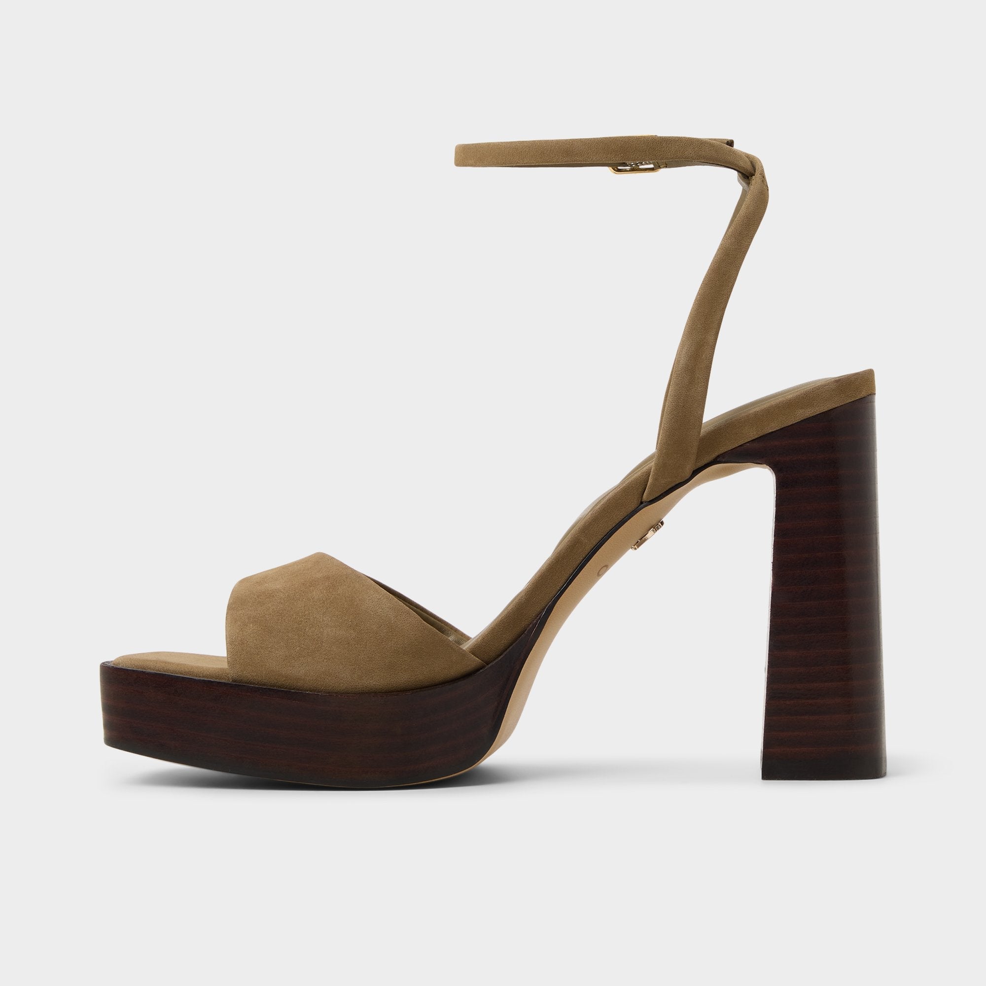 Lothon in Other Green - Strappy heeled sandal, Platform | Aldo on sale
