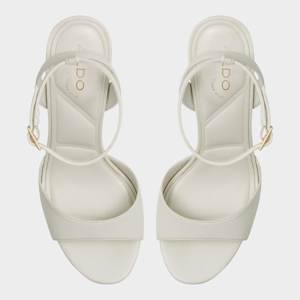 Valoria White Women's Platform sandals - Strappy heeled sandal | Aldo on sale