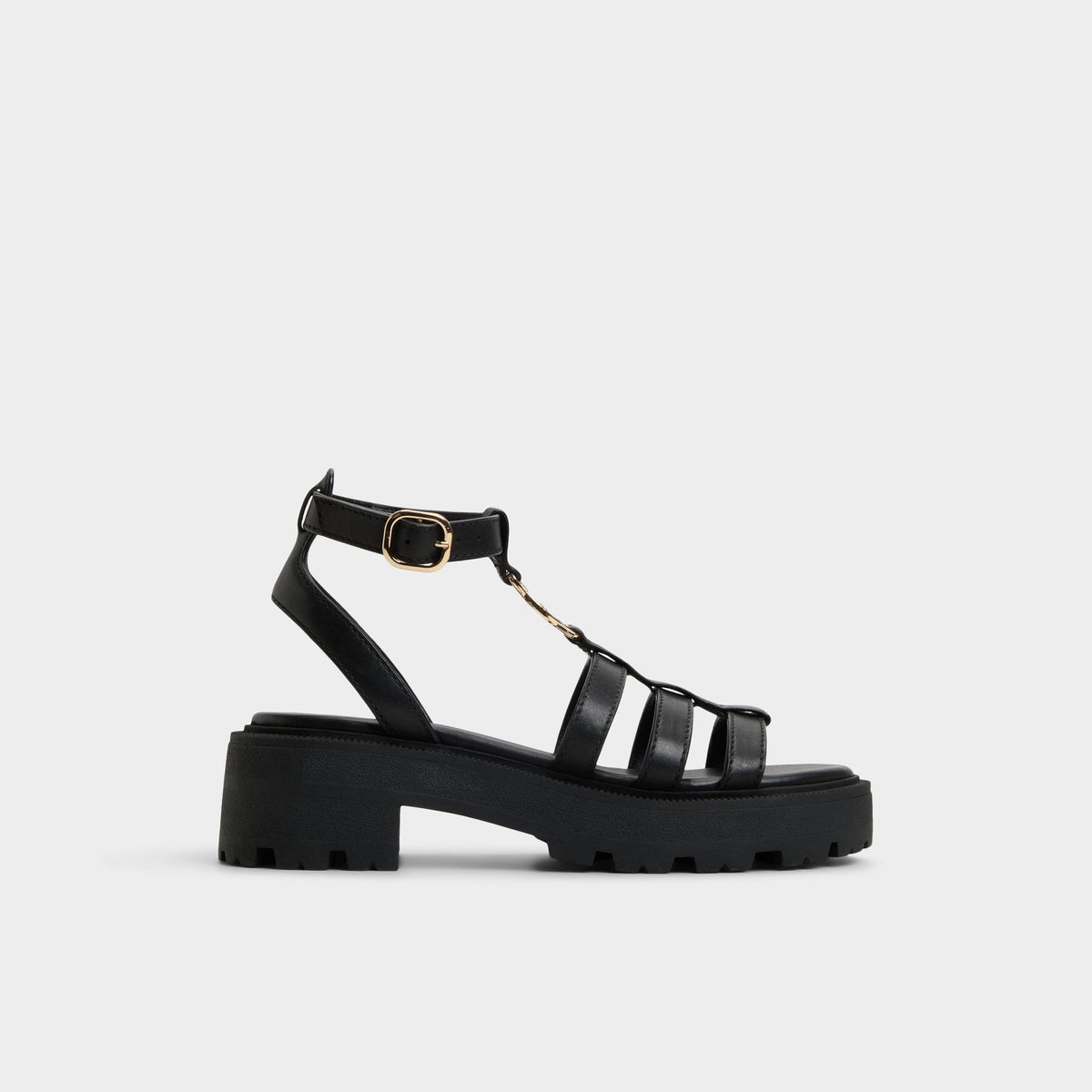 Lamington Black Women's Strappy sandals - Gladiator sandal, Lug sole | Aldo online