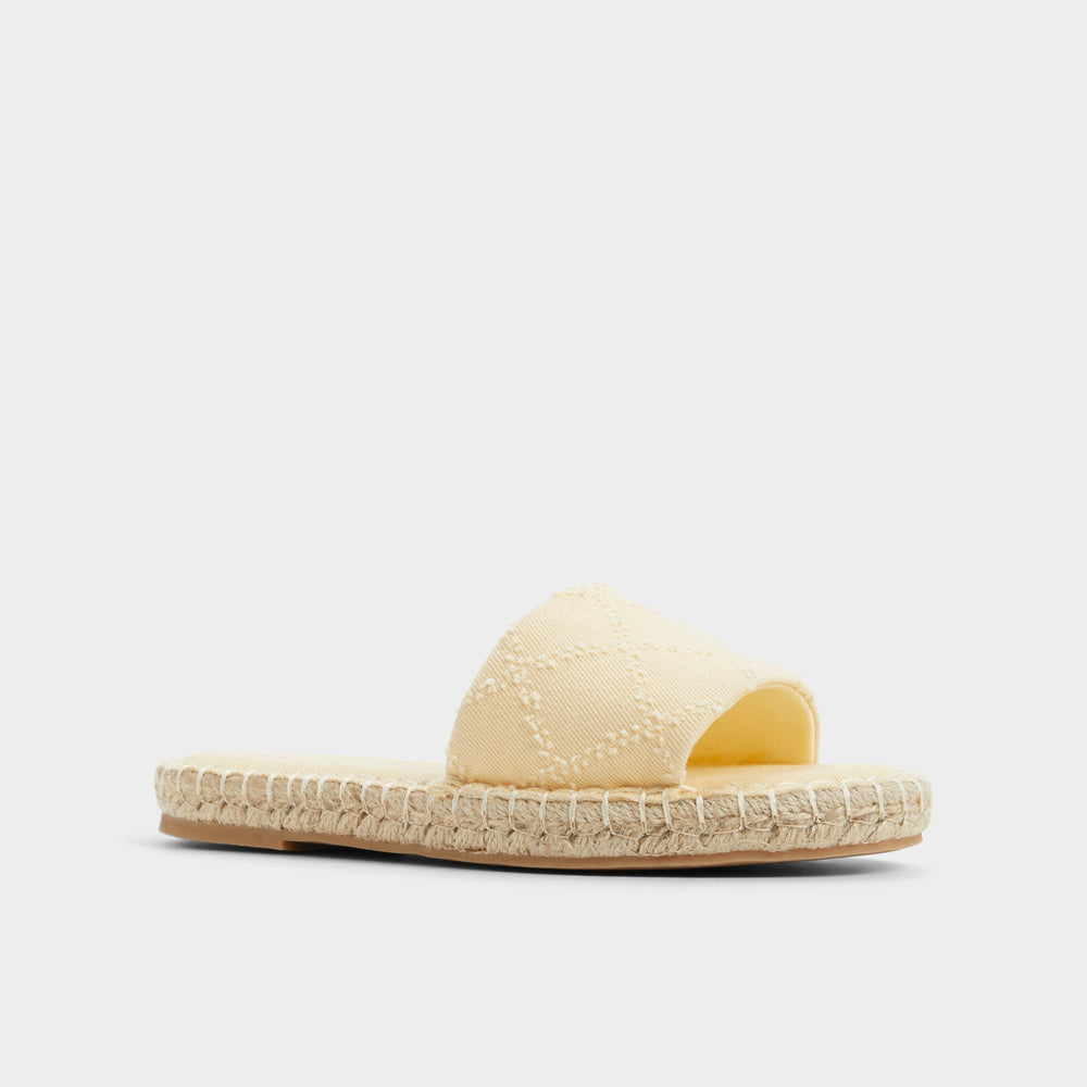 Erireni Dark Yellow Women's Platform sandals - Slide sandal | Aldo outlet