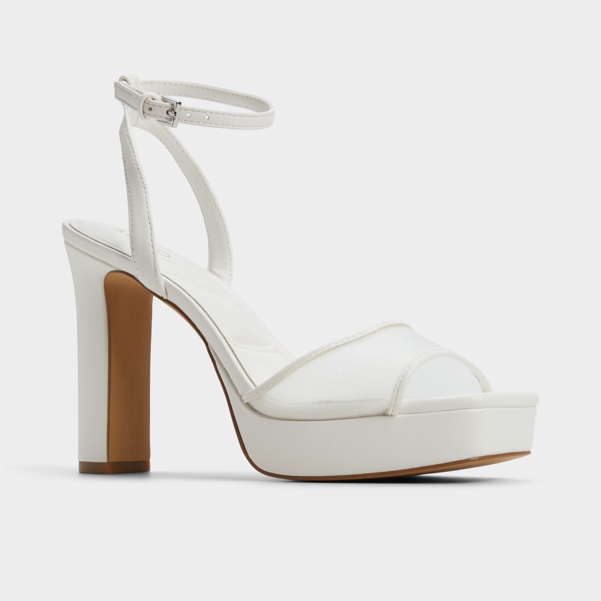 Chicglimmer Other White Women's Platform sandals - Strappy heeled sandal, Block heel | Aldo for sale