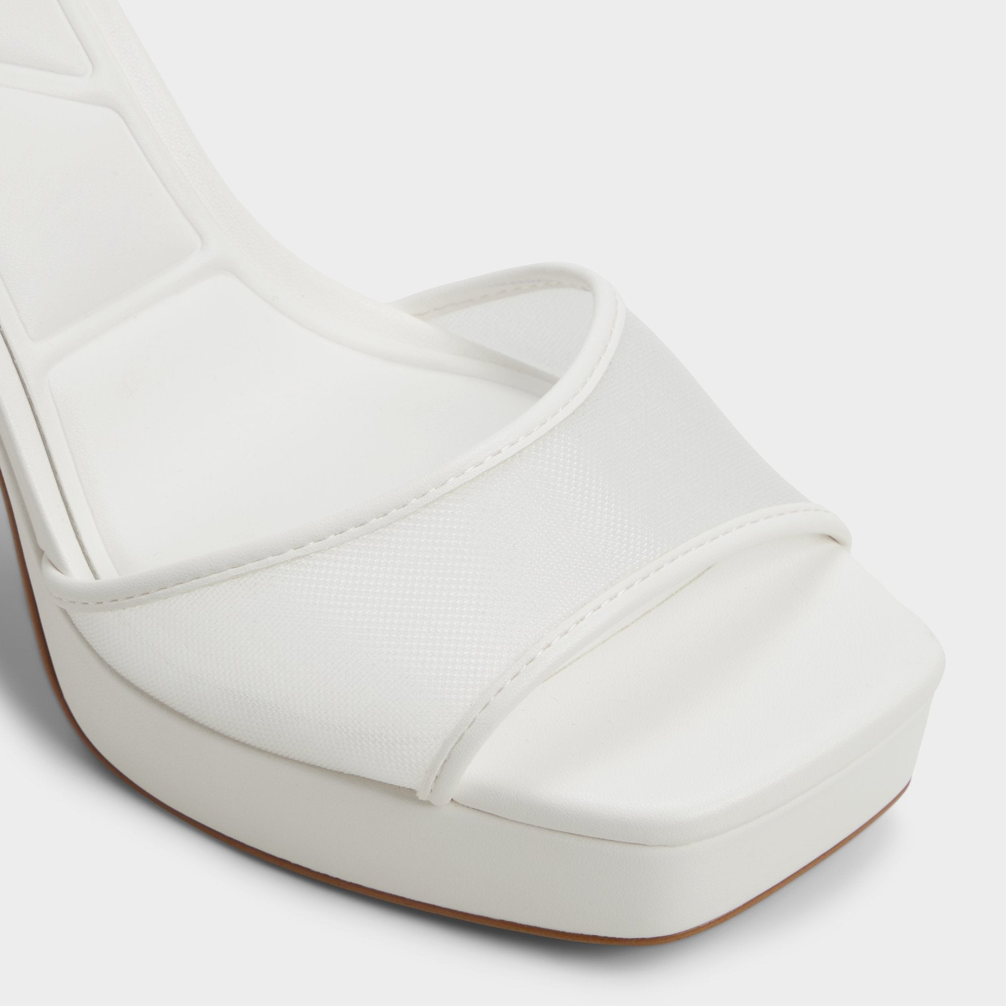 Chicglimmer Other White Women's Platform sandals - Strappy heeled sandal, Block heel | Aldo for sale