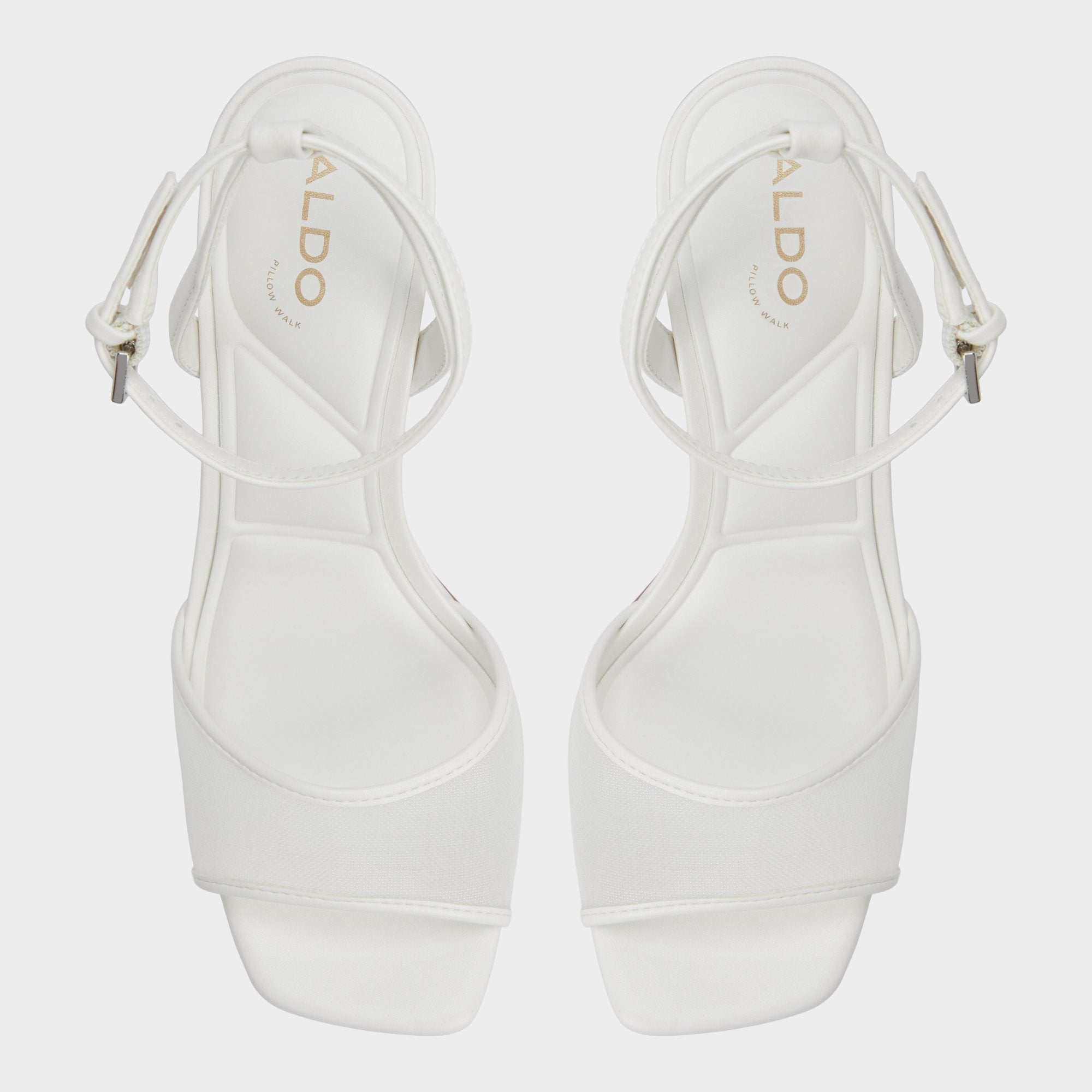 Chicglimmer Other White Women's Platform sandals - Strappy heeled sandal, Block heel | Aldo for sale
