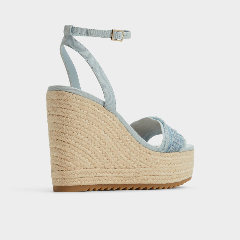 Aberitram Denim Women's Platform sandals - Wedge sandal | Aldo discount