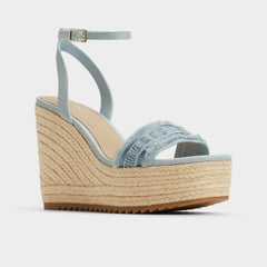 Aberitram Denim Women's Platform sandals - Wedge sandal | Aldo discount