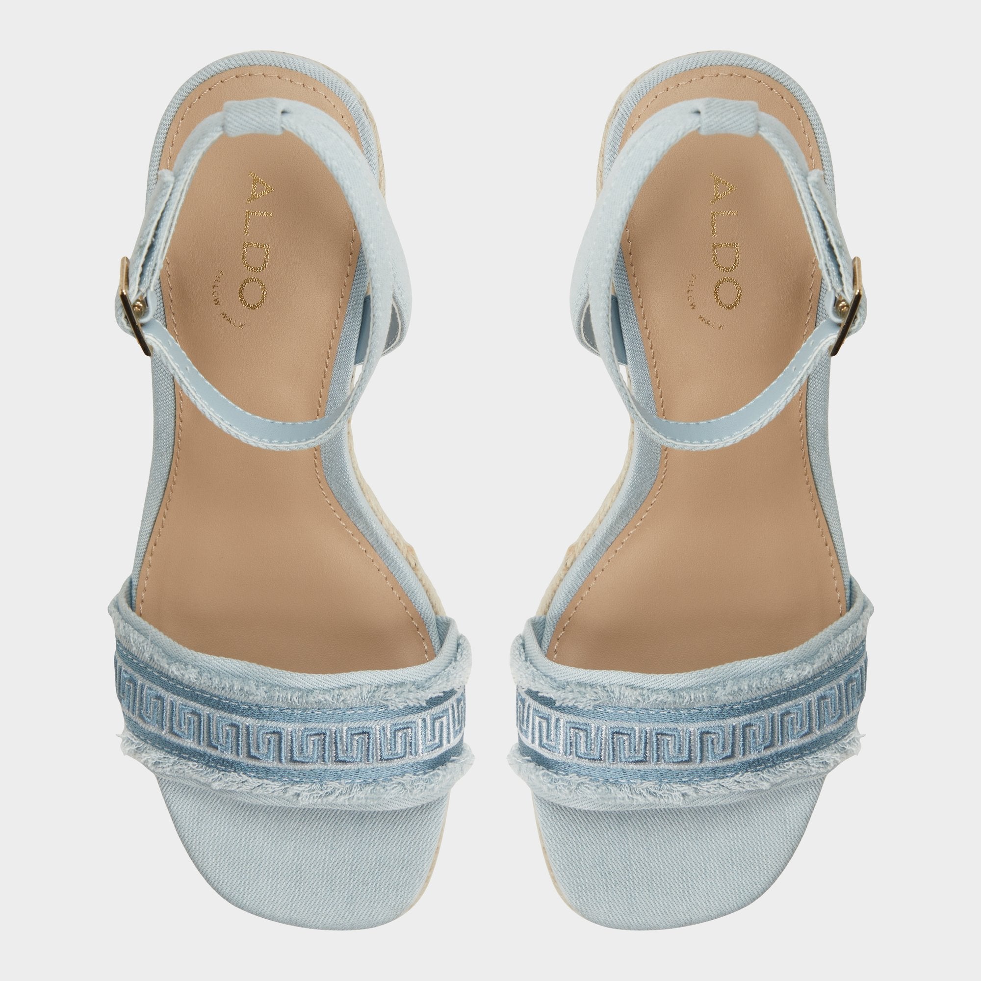 Aberitram Denim Women's Platform sandals - Wedge sandal | Aldo discount