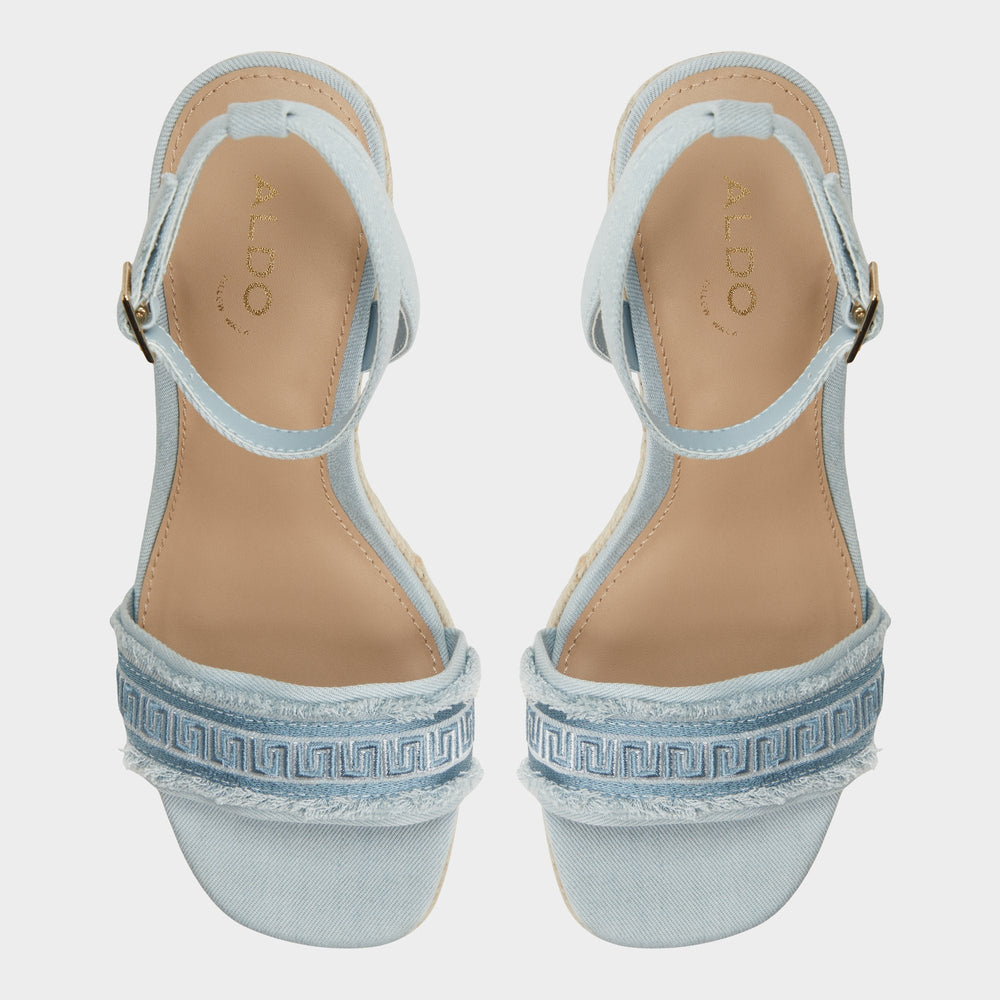 Aberitram Denim Women's Platform sandals - Wedge sandal | Aldo discount