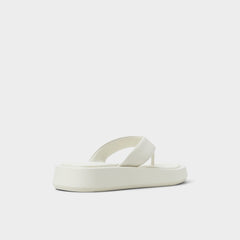 Grettle White/Bone Women's Flats - Flip flop, Flatform | Aldo on sale