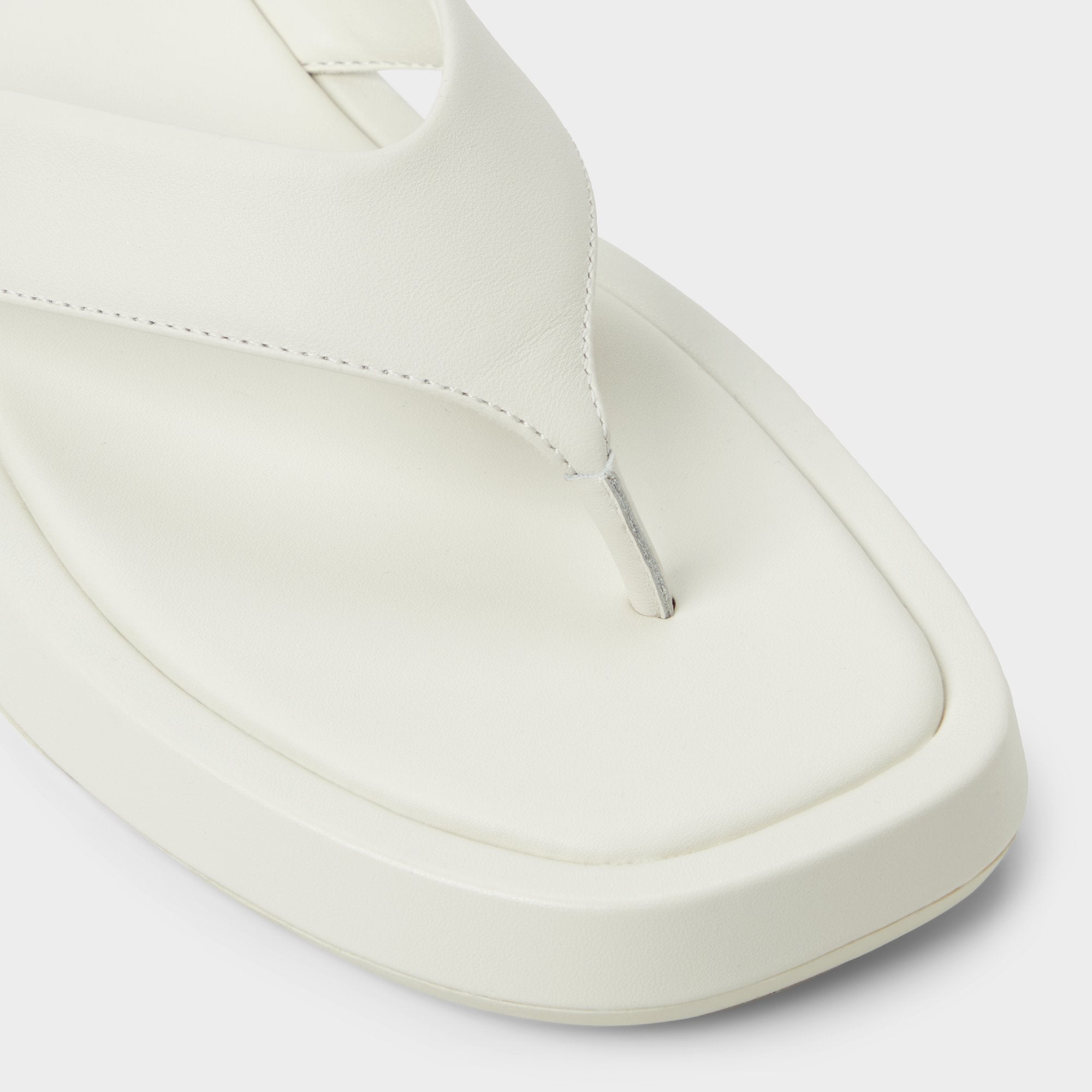 Grettle White/Bone Women's Flats - Flip flop, Flatform | Aldo on sale