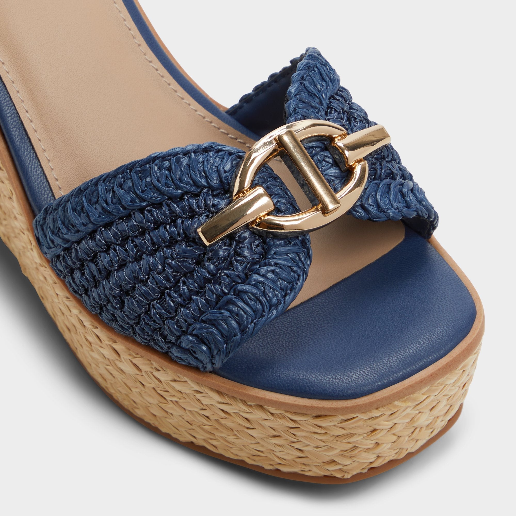 Ybylin Navy Women's Platform sandals - Wedge sandal | Aldo for sale