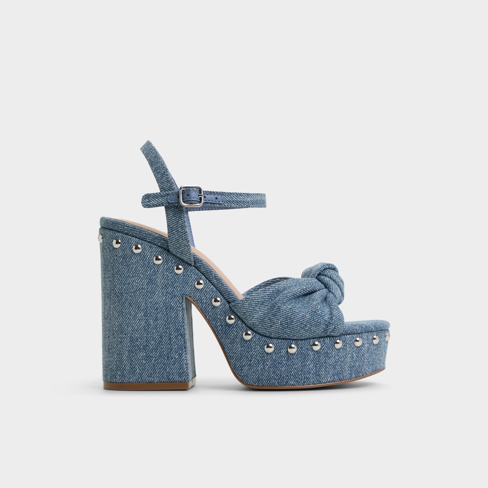Ulialdan Blue Combo Women's Platform sandals - Strappy heeled sandal | Aldo online