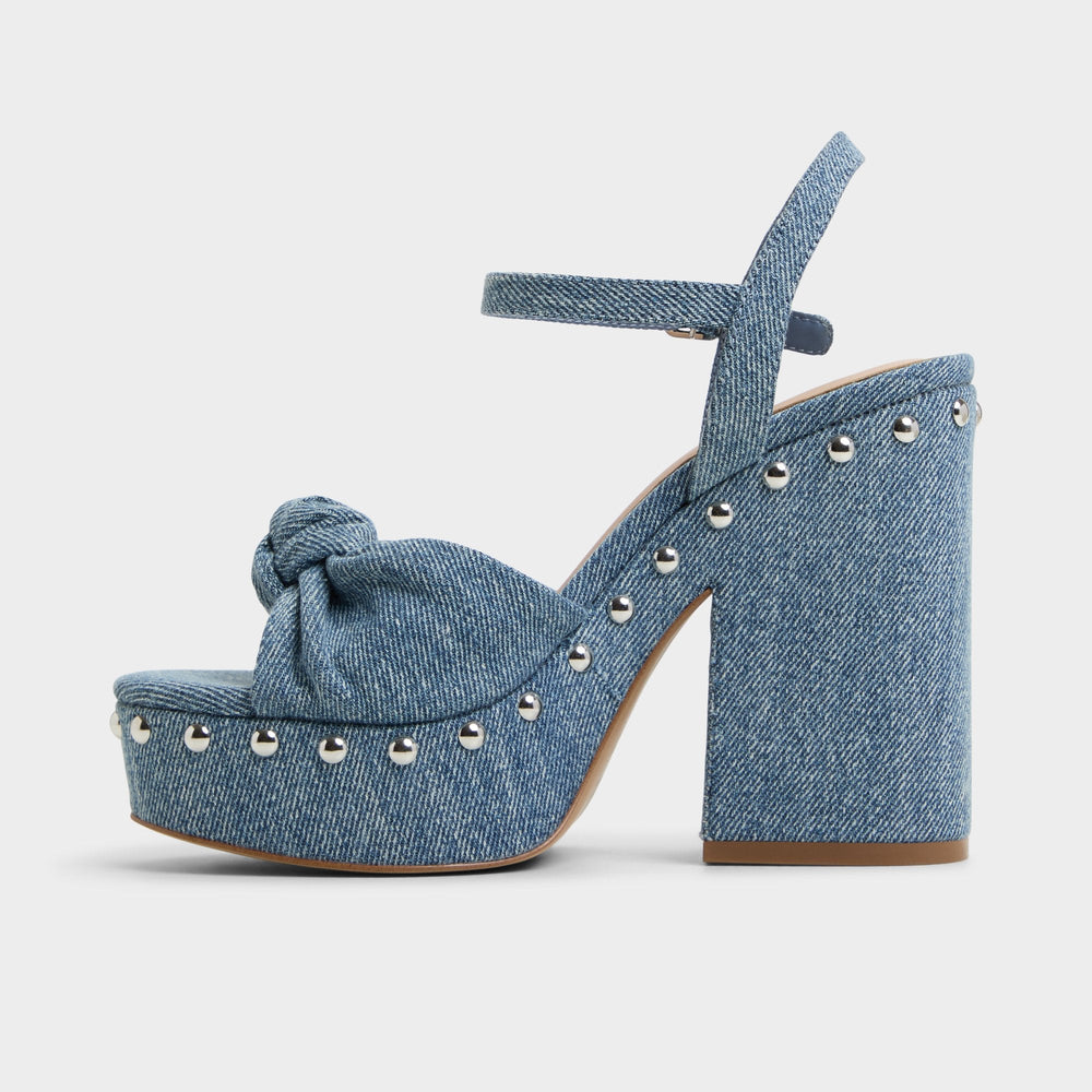 Ulialdan Blue Combo Women's Platform sandals - Strappy heeled sandal | Aldo online
