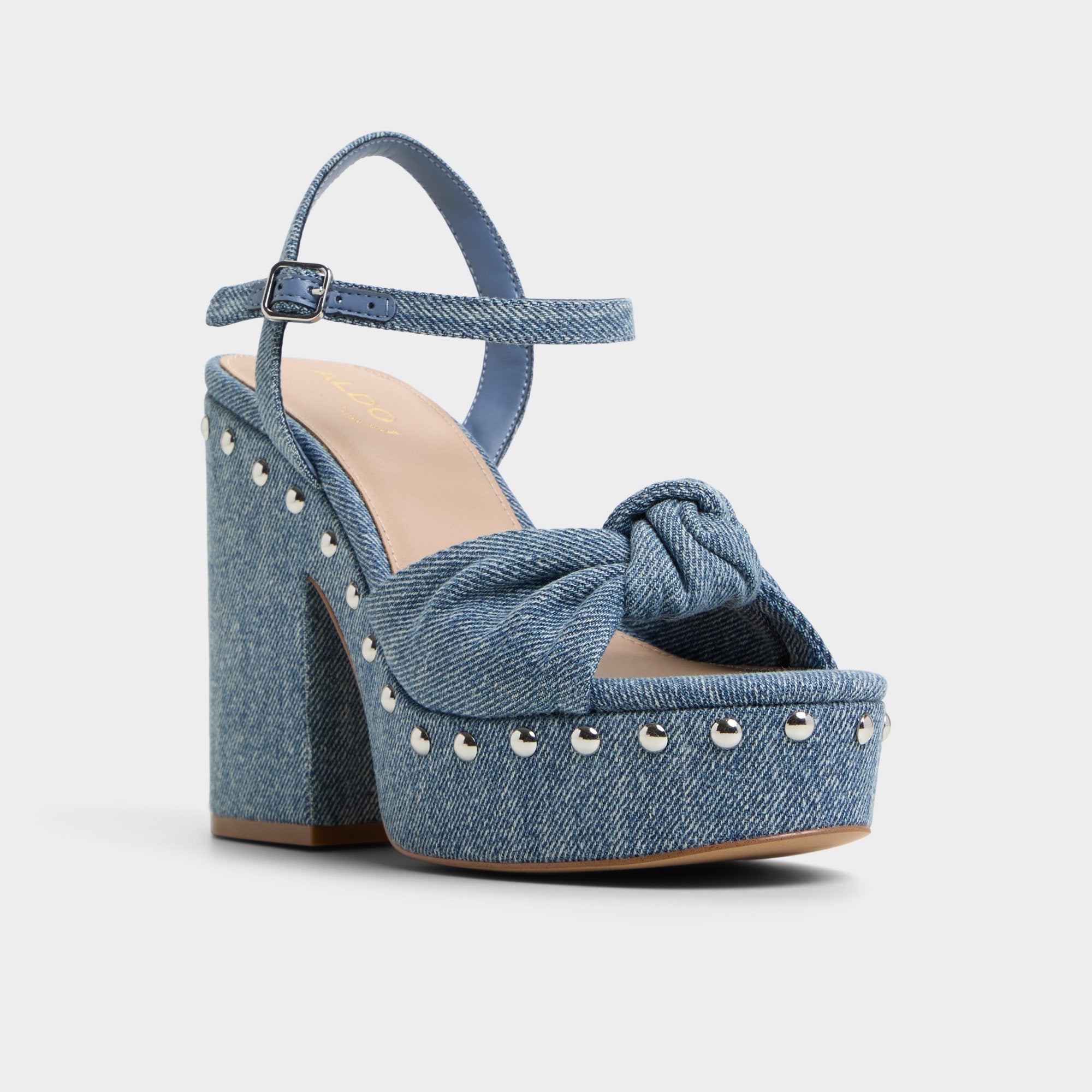 Ulialdan Blue Combo Women's Platform sandals - Strappy heeled sandal | Aldo online