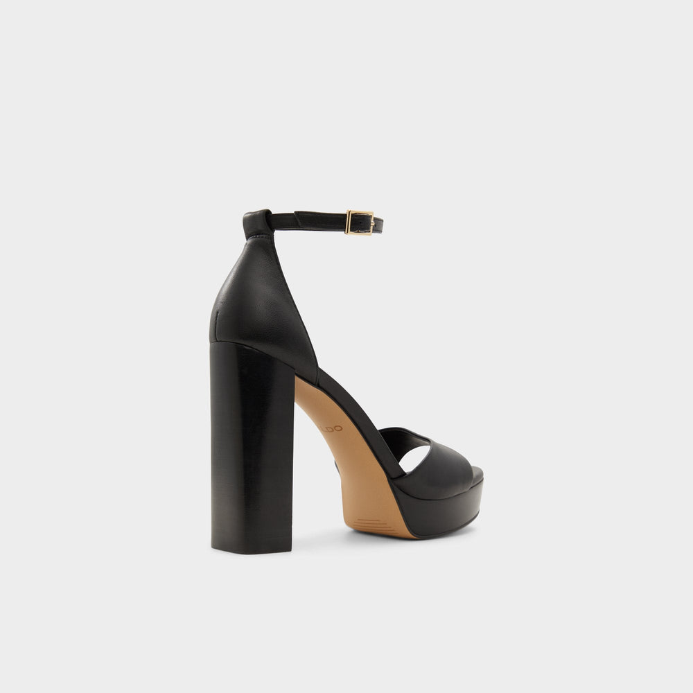 Enaegyn2.0 Black Women's Platform sandals - Strappy heeled sandal, Platform | Aldo for sale