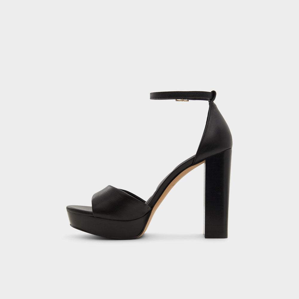 Enaegyn2.0 Black Women's Platform sandals - Strappy heeled sandal, Platform | Aldo for sale