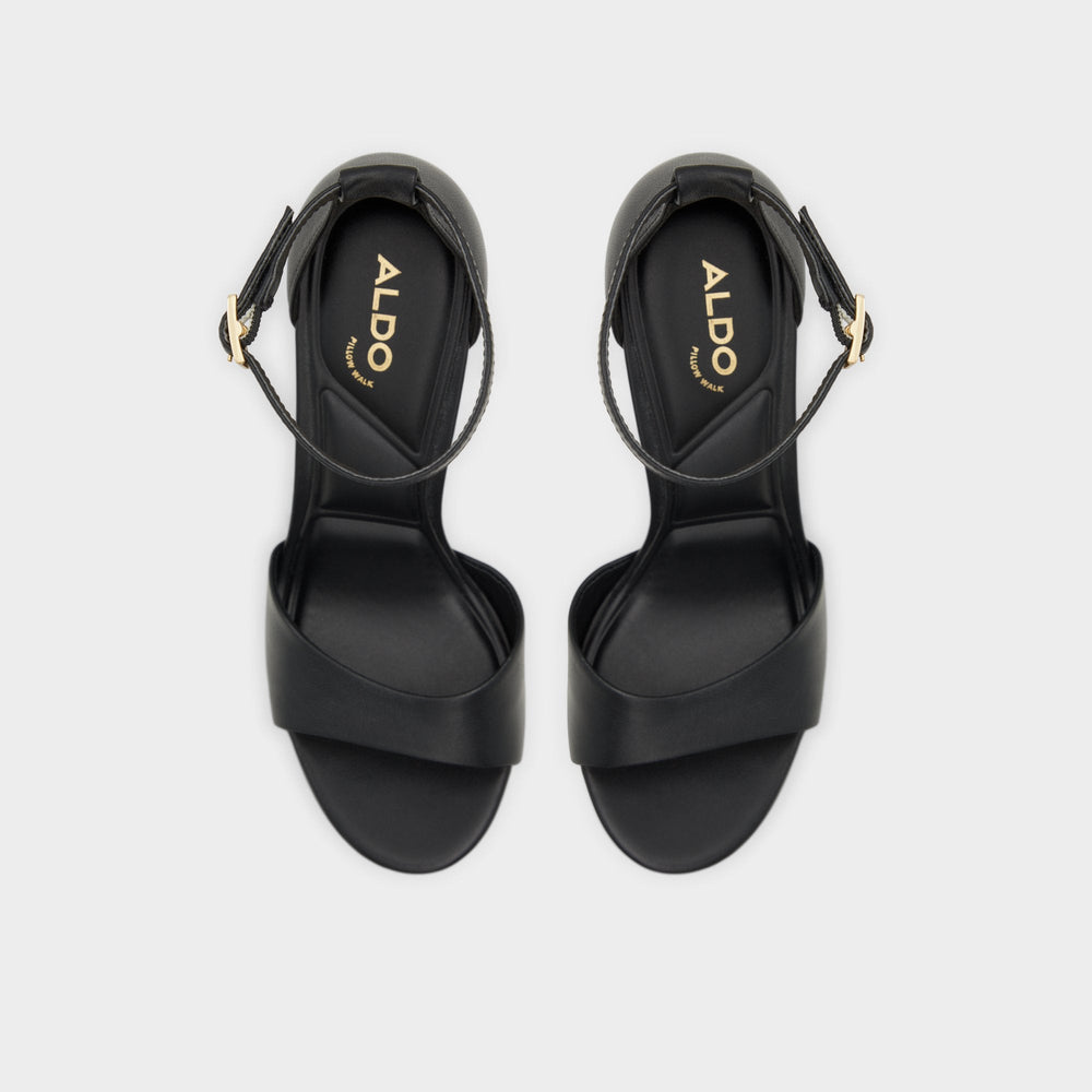 Enaegyn2.0 Black Women's Platform sandals - Strappy heeled sandal, Platform | Aldo for sale