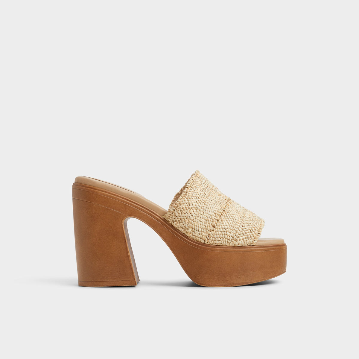 Maysee Natural Women's Platform sandals - Heeled mule, Platform | Aldo outlet