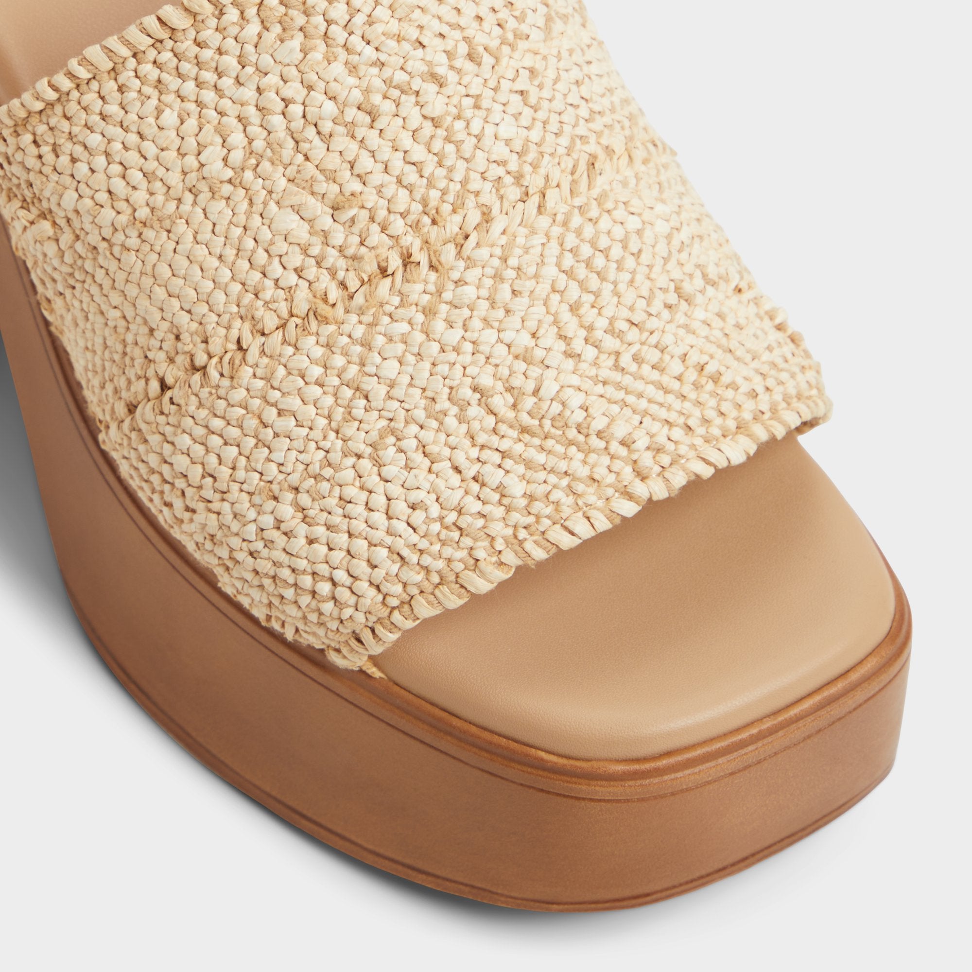 Maysee Natural Women's Platform sandals - Heeled mule, Platform | Aldo outlet
