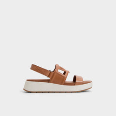 Onuvia Medium Brown Women's Footbed sandals - Footbed sandal, Flatform | Aldo discount