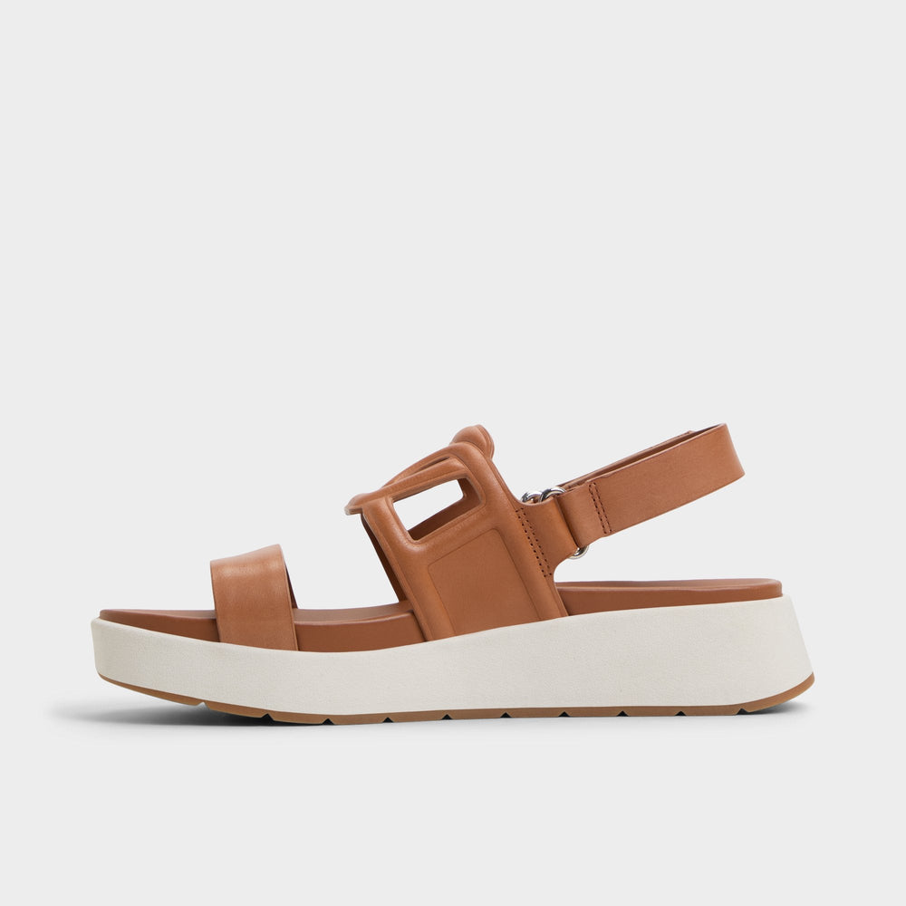 Onuvia Medium Brown Women's Footbed sandals - Footbed sandal, Flatform | Aldo discount