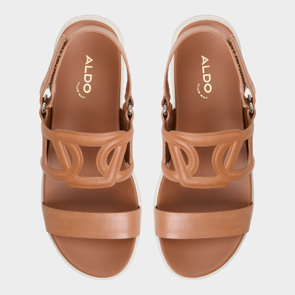 Onuvia Medium Brown Women's Footbed sandals - Footbed sandal, Flatform | Aldo discount