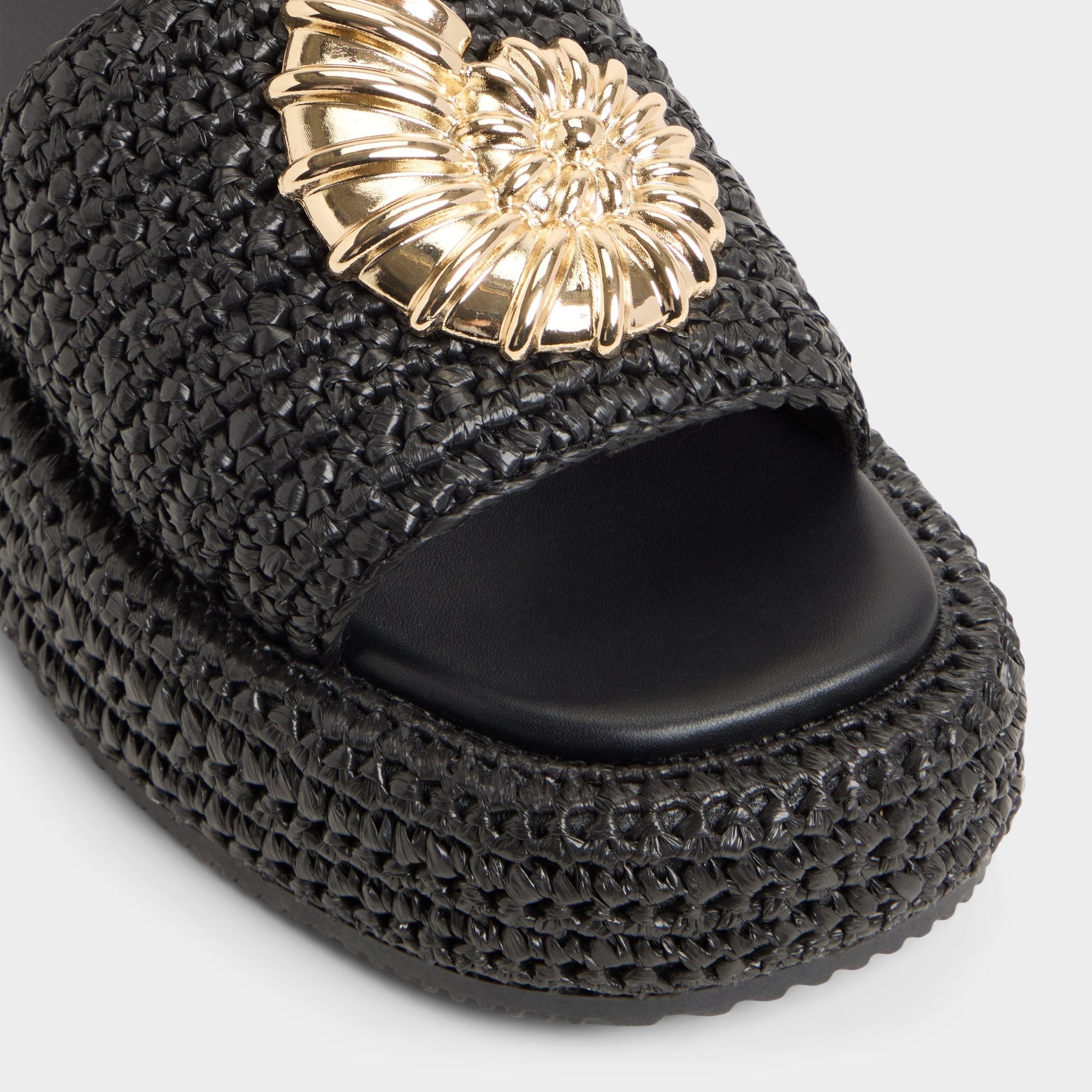 Justbeachy Black Women's Platform sandals - Flatform sandal | Aldo outlet