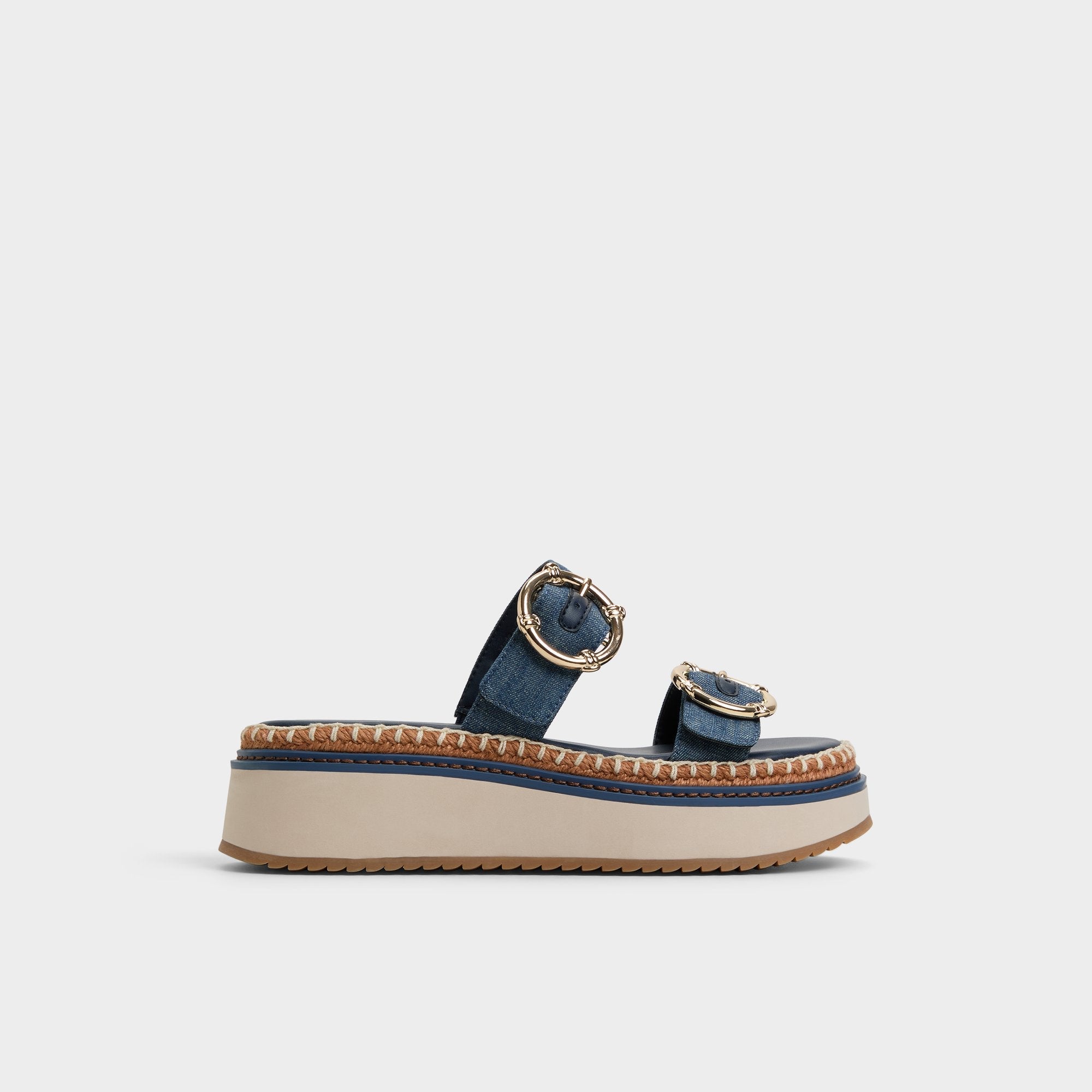 Kaeithien Dark Blue Women's Platform sandals - Slide sandal | Aldo sale
