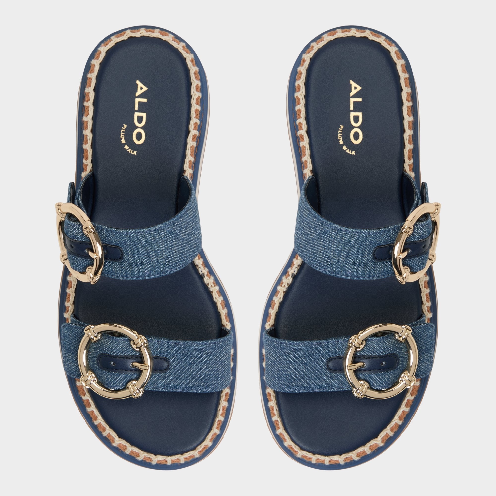 Kaeithien Dark Blue Women's Platform sandals - Slide sandal | Aldo sale
