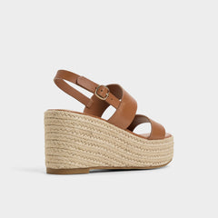 Keoni Medium Brown Women's Platform sandals - Wedge sandal | Aldo on sale