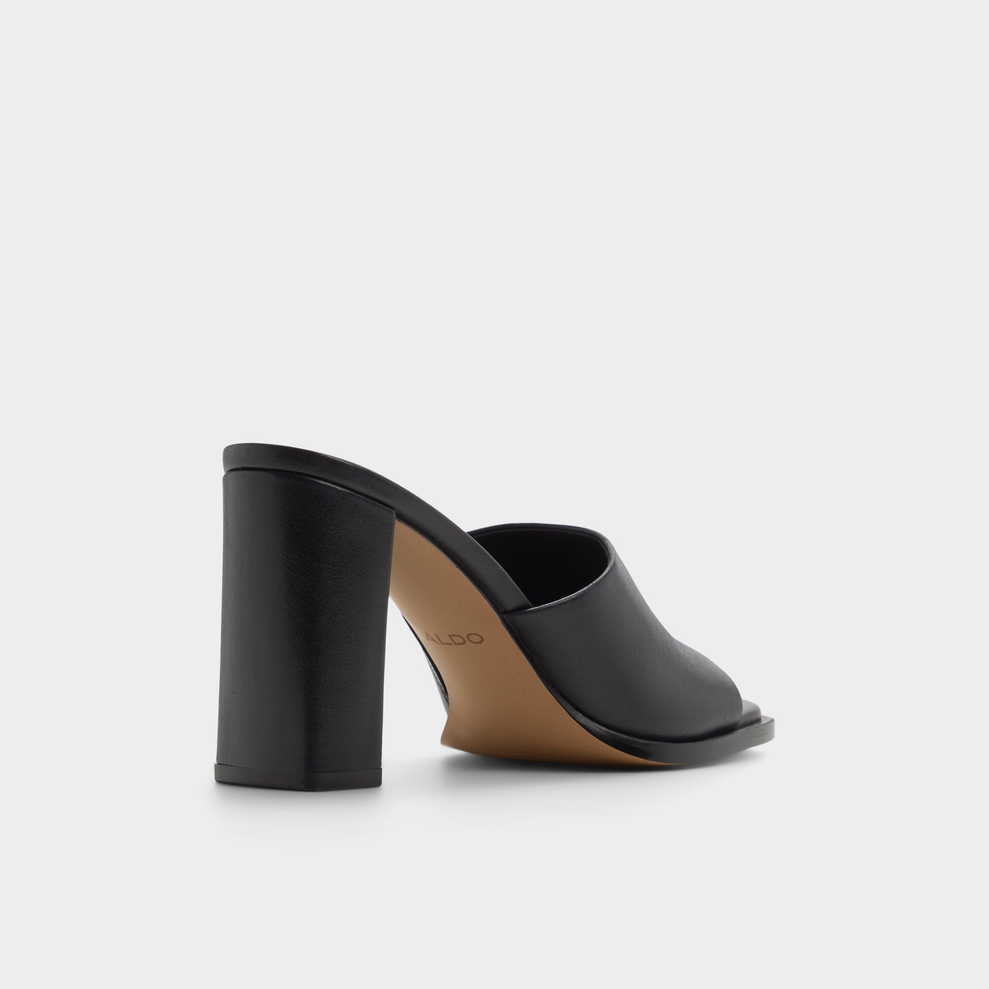 Re in Sophia Black - Heeled mule, Block heel | Aldo discount