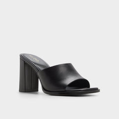 Re in Sophia Black - Heeled mule, Block heel | Aldo discount