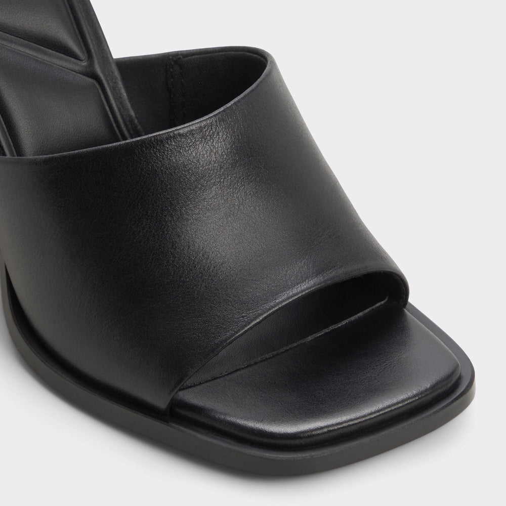 Re in Sophia Black - Heeled mule, Block heel | Aldo discount