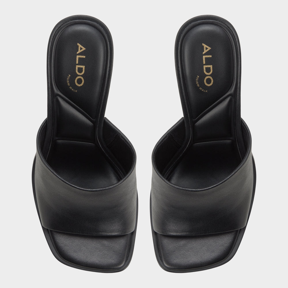 Re in Sophia Black - Heeled mule, Block heel | Aldo discount